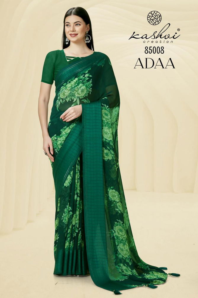 Adaa By Kashvi 85001-85008 Daily Wear Sarees Catalog